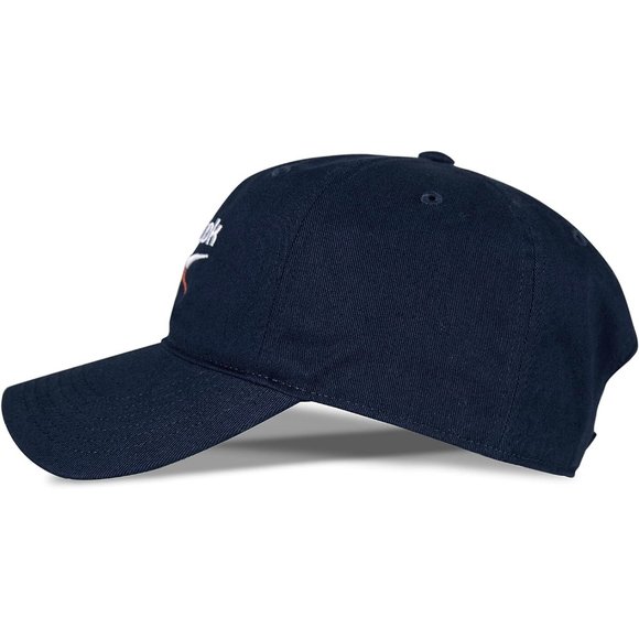 Men Women Vector Navy Cotton Medium Curved Brim with Breathable Design Cap main image 4